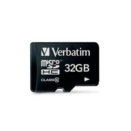 (44013) VERBATIM MICRO SDHC 32GB CLASE 10