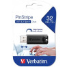 (49317) VERBATIM PENDRIVE PINSTRIPE 32GB HIGH SPEED RETRÁCTIL USB 3.2 NEGRO