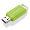 (49454) VERBATIM PENDRIVE V DATABAR 32GB HI-SPEED RETRÁCTIL USB 2.0 VERDE