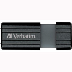 (49062) VERBATIM PENDRIVE STORE'N'GO PINSTRIPE 8GB HI-SPEED RETRÁCTIL USB 2.0 NEGRO