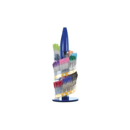 (9615921) BIC EXPOSITOR CRISTAL FAMILY SURTIDO + REGALO DE 3 CAJAS DE CRISTAL AZUL