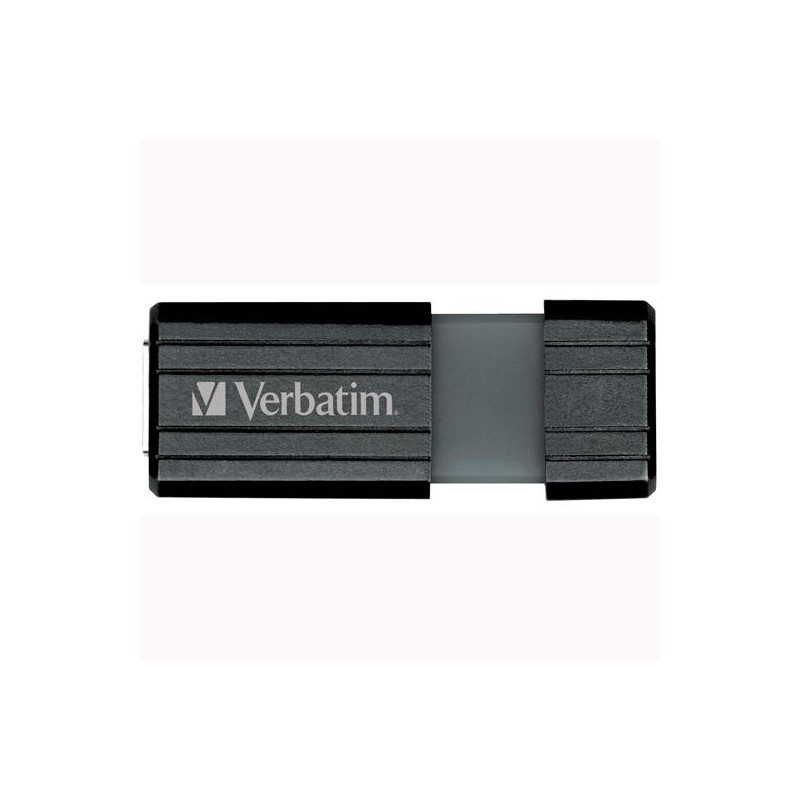 (49071) VERBATIM PENDRIVE STORE'N'GO PINSTRIPE 128GB HI-SPEED RETRÁCTIL USB 2.0 NEGRO
