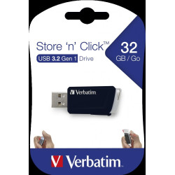 (49307) VERBATIM PENDRIVE STORE´N´CLICK 32GB USB 3.2 C/RANURA PARA COLGAR NEGRO