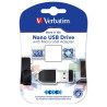 (49821) VERBATIM PENDRIVE NANO ON-THE-GO 16GB USB 2.0 OTG CON ADAPTADOR MICRO USB NEGRO