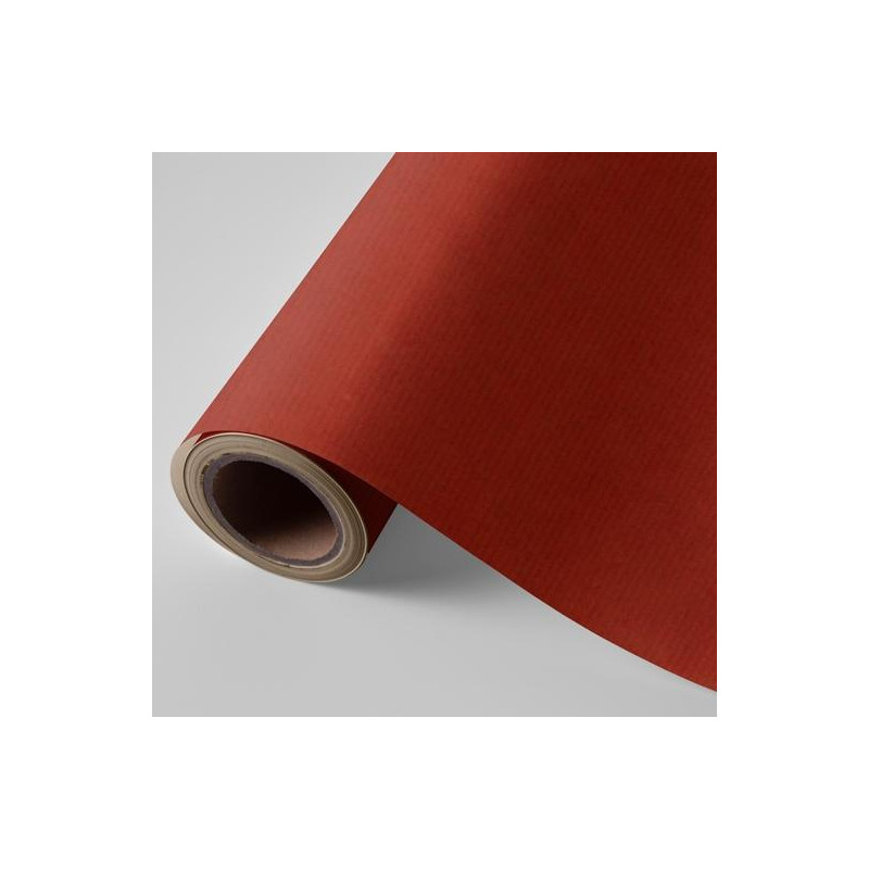 (3150135) WONDER PAPEL DE REGALO BOBINA 31CM 2KG KRAFT ROJO