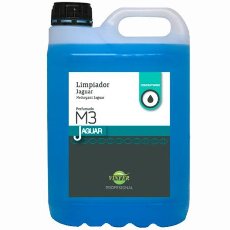 (L361G05030) VINFER LIMPIADOR MULTIUSOS LÍQUIDO JAGUAR M3 PERFUMADO CONCENTRADO AZUL GARRAFA 5L