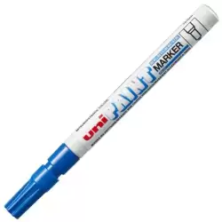 (558668000) UNIBALL MARCADOR PERMANENTE PAINT PX-21L AZUL CAJA 12 UD