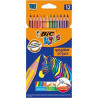 (9505222) BIC LÁPICES DE COLORES KIDS EVOLUTION STRIPES C/SURTIDOS ESTUCHE 12 UD