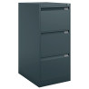(1633A-AV1) BISLEY ARCHIVADOR METÁLICO BS1633 PREMIUM 3 CAJONES FOLIO CARPETAS COLGANTES MULTIFORMATO FONDO 62CM ANTRACITA