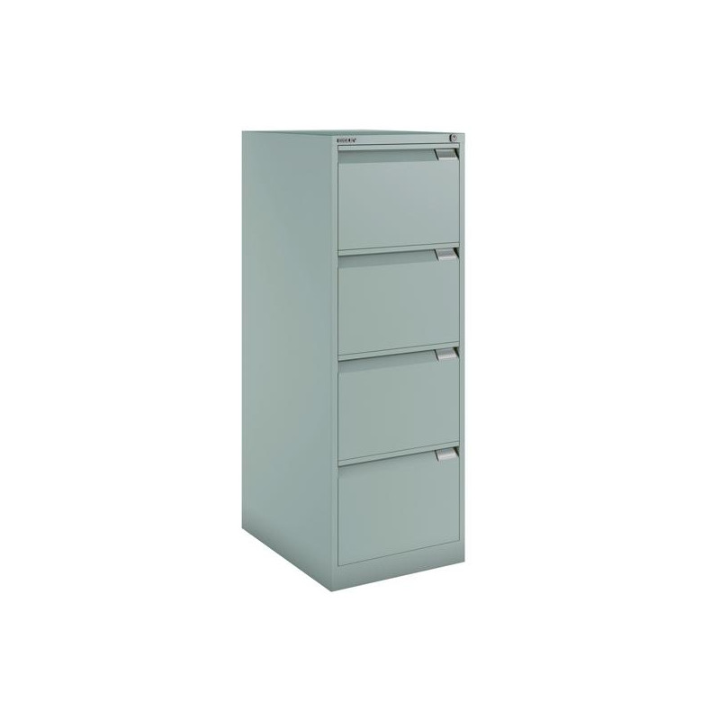 (1643A-AV7) BISLEY ARCHIVADOR METÁLICO BS1643 PREMIUM 4 CAJONES FOLIO CARPETAS COLGANTES MULTIFORMATO FONDO 62CM GRIS