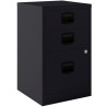 (PFA3-AV1) BISLEY ARCHIVADOR METALICO 2 CAJONES PERSONALES + 1 CAJÓN ARCHIVO A4 FONDO 40CM ANTRACITA