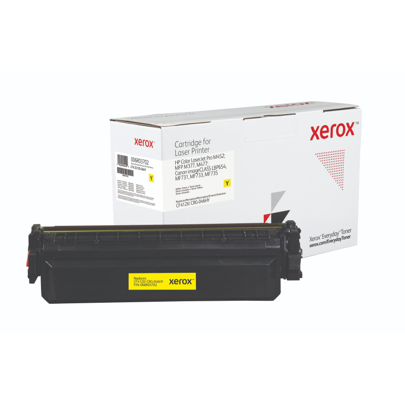 (006R03702) XEROX EVERYDAY TONER AMARILLO PARA LASERJET PRO M452DN/ M452NW / M477FDN / M477FDW / M477FNW (CF412X)