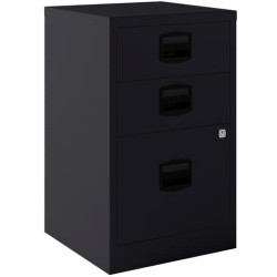 (PFA3-AV1) BISLEY ARCHIVADOR METALICO 2 CAJONES PERSONALES + 1 CAJÓN ARCHIVO A4 FONDO 40CM ANTRACITA
