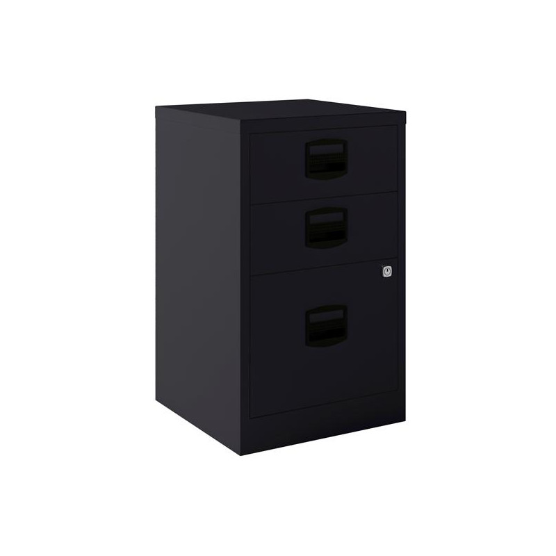 (PFA3-AV1) BISLEY ARCHIVADOR METALICO 2 CAJONES PERSONALES + 1 CAJÓN ARCHIVO A4 FONDO 40CM ANTRACITA