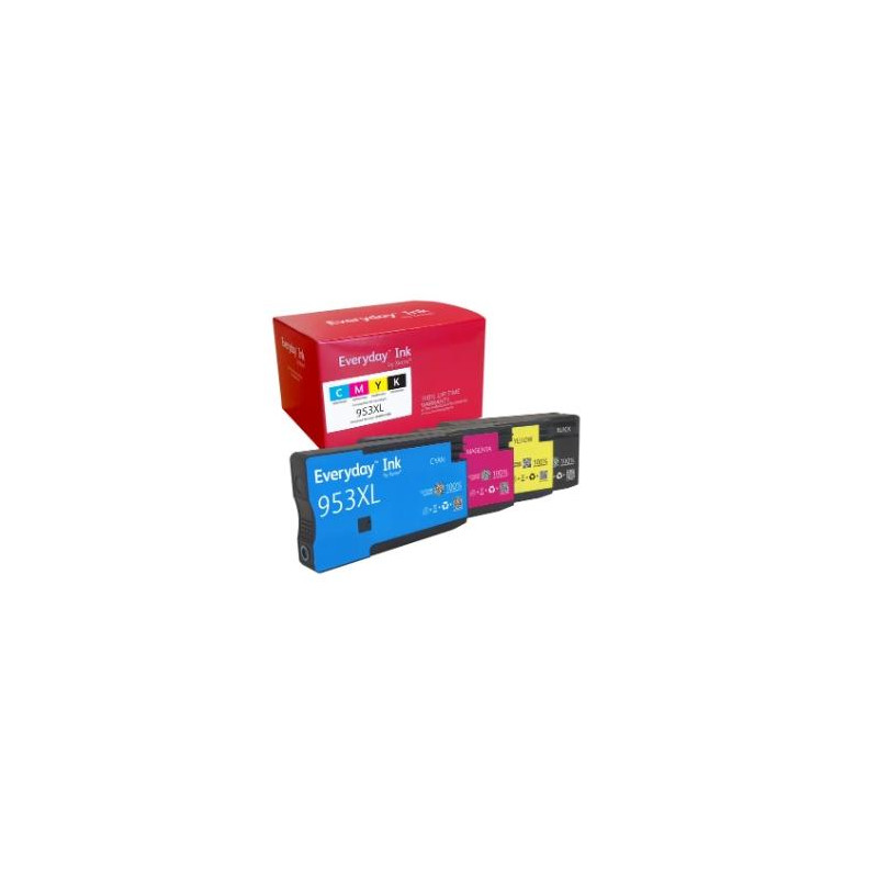 (006R04988) XEROX EVERYDAY REMANUFACTURED MULTIPACK TINTA BK/C/M/Y PARA HP 953XL - PACK 4 COLORES