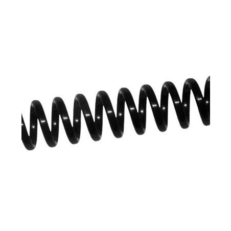 (3034P4N12) YOSAN ESPIRAL PLÁSTICO PASO 4:1 56 12MM NEGRO PACK 100 UD