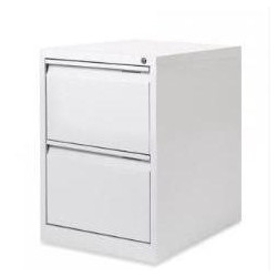 (PSF2-BA5) BISLEY ARCHIVADOR METALICO 2 CAJONES ARCHIVO CARPETAS COLGANTES A4/FOLIO+ FONDO 62CM BLANCO