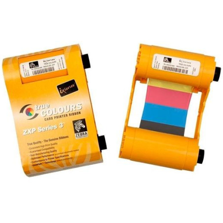 (800033-848) ZEBRA CINTA DE TRANSFERENCIA TÉRMICA OK/ BK / C / M / Y DOBLE CARA PARA IMPRESORAS ZXP3 Y DATAMAX EX2