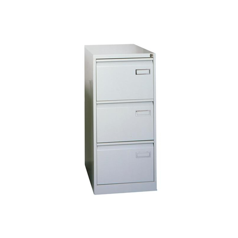 (PSF3-AV7) BISLEY ARCHIVADOR METÁLICO PSF LIGHT 3 CAJONES FOLIO CARPETAS COLGANTES MULTIFORMATO FONDO 62CM - GRIS