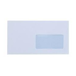 (877S1122VD/500) YOSAN SOBRE OFFSET 90GR 115X225 BLANCO TIRA AUTOADHESIVA Y CON VENTANA DERECHA -500U-