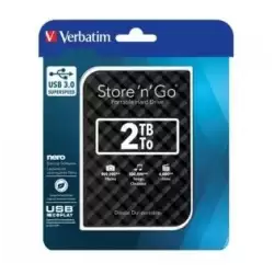 (53195) VERBATIM DISCO DURO PORTÁTIL STORE 'N' GO 2TB HDD 2.5" GEN 2