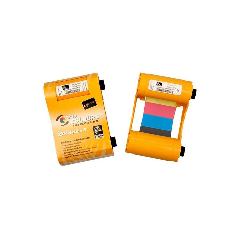 (800033-848) ZEBRA CINTA DE TRANSFERENCIA TÉRMICA OK/ BK / C / M / Y DOBLE CARA PARA IMPRESORAS ZXP3 Y DATAMAX EX2