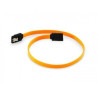 (CSATASK4) 3GO CABLE DATOS SATA LAÑA SEGURIDAD 39CM AMARILLO