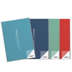 (P112) ADDITIO CUADERNO DE NOTAS A4 PARA EL PROFESORADO PVC 64 PÁGINAS C/SURTIDOS
