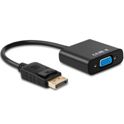 (A125-0367) AISENS CONVERSOR DISPLAYPORT A SVGA DP/M - SVGA/H NEGRO 15CM