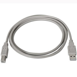 (A101-0004) AISENS CABLE USB 2.0 IMPRESORA TIPO A/M - B/M BEIGE 4,5M