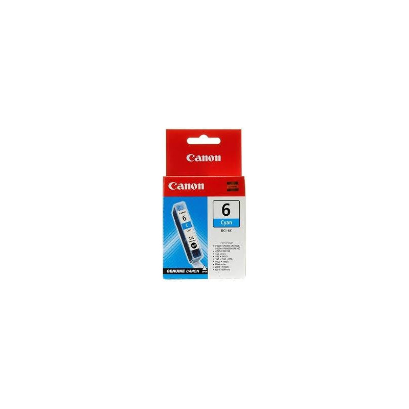 (4706A002) CANON  TINTA CIAN BCI 6E C 13ML S- 800 820 820D 830D 900 9000 I- 950 965 9100 560 865 905D 9950 990 6500 9100 99...