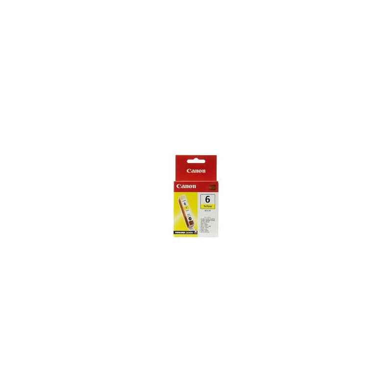 (4708A002) CANON TINTA AMARILLO PHOTO BCI 6E Y 13ML S- 800 820 820D 930D 9000 865 905D 950 965 990 6500 9100 9950 IP- 3000 ...