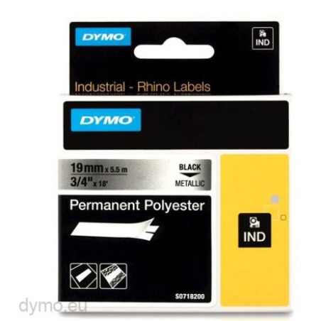 (18487) DYMO RHINO CINTA DE ETIQUETAS INDUSTRIAL ADHESIVA ID1-19