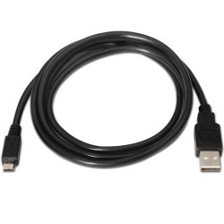 (A101-0027) AISENS CABLE USB 2.0 TIPO A/M - MICRO USB B/M NEGRO 0,8M