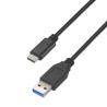 (A107-0450) AISENS CABLE USB 3.1 GEN2 10GBPS 3A TIPO USB-C/M - A/M NEGRO 1,5M