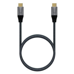 (A107-0671) AISENS CABLE USB 3.2 5A 100W 8K@30HZ TIPO USB-C/M - USB-C/M GRIS 1,0 M
