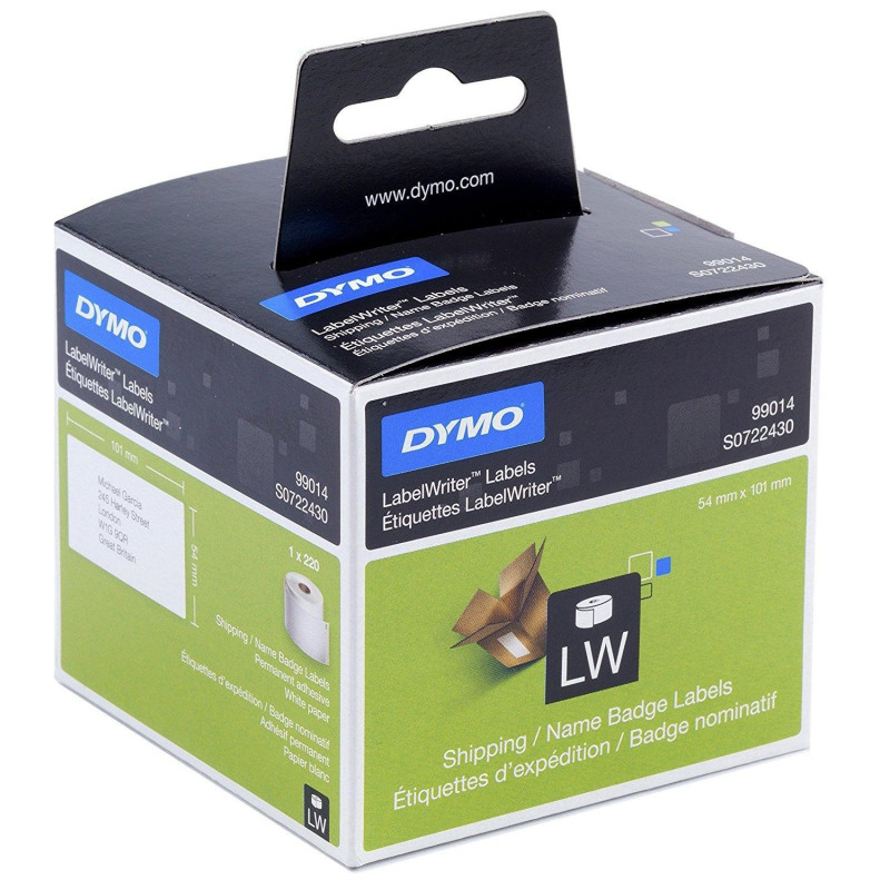(S0722430) DYMO ETIQUETAS DE TRANSFERENCIA TERMICA LABEL WRITER 99014