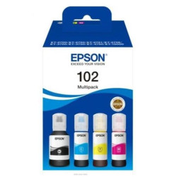 (C13T03R640) EPSON TINTA BOTE  BK / C / M / Y ET-4750 UNLIMITED