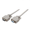 (A112-0065) AISENS CABLE SERIE RS232 DB9/M-DB9/H BEIGE 1,8M