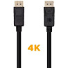 (A124-0548) AISENS CABLE DISPLAYPORT V1.2 4K@60HZ DP/M - DP/M NEGRO 0,5M