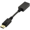 (A125-0134) AISENS CONVERSOR DISPLAYPORT A HDMI, DP/M - HDMI A/H NEGRO 15CM