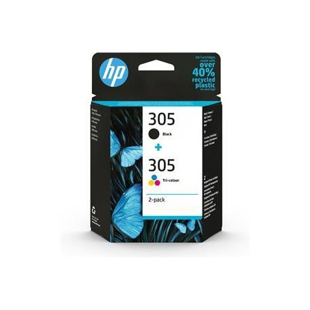 (6ZD17AE) HP TINTA PACK NEGRO + TRICOLOR DESKJET 2320