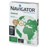 (108805) NAVIGATOR PAPEL UNIVERSAL DIN A4 80GR PAQUETE 500H BLANCO -CAJA 5 UD- *** MAS DE 7 CAJAS SE PALETIZA