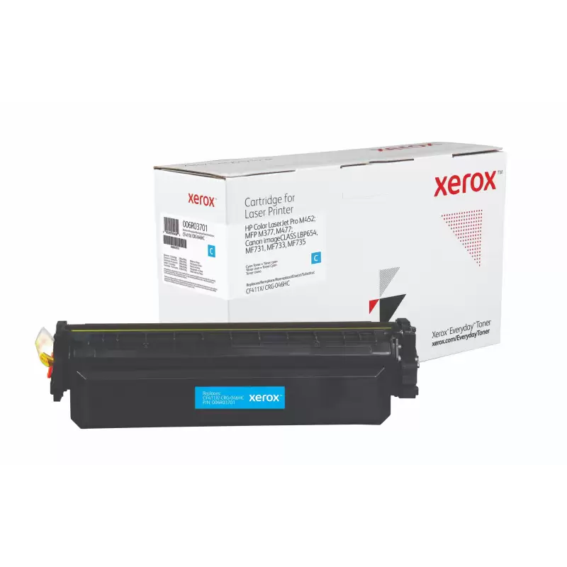 (006R03701) XEROX EVERYDAY TONER CYAN PARA LASERJET PRO M452DN/ M452NW / M477FDN / M477FDW / M477FNW (CF411X)