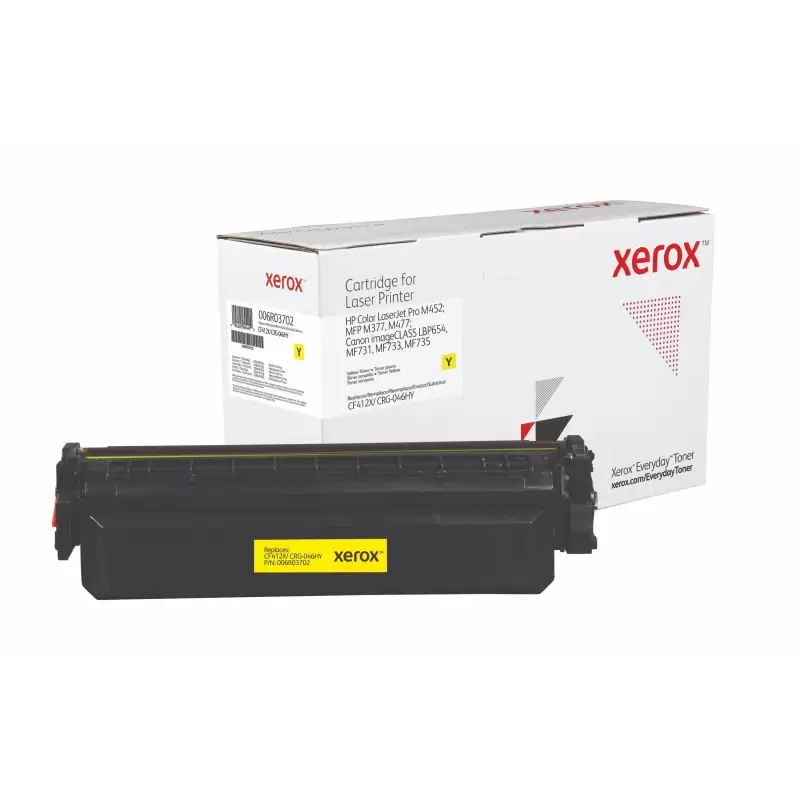 (006R03702) XEROX EVERYDAY TONER AMARILLO PARA LASERJET PRO M452DN/ M452NW / M477FDN / M477FDW / M477FNW (CF412X)