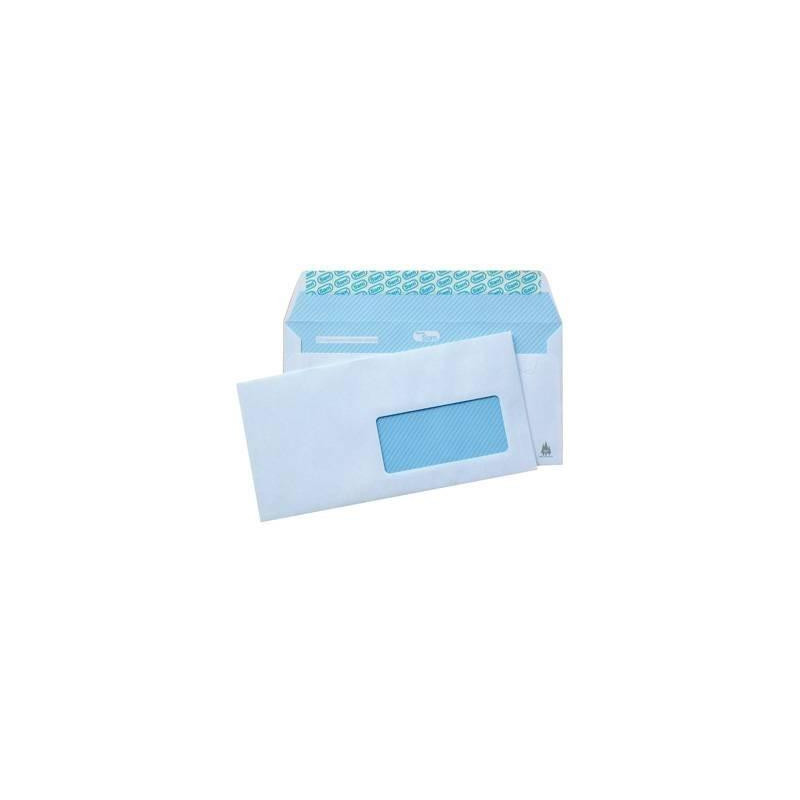 (247730) SAM SOBRE AMERICANO OPEN-115 VD LASER AUTOADHESIVO CON TIRA DE SILICONA 115X225 90 GRAMOS VENTANA DERECHA ESPECI...