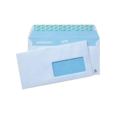 (247730) SAM SOBRE AMERICANO OPEN-115 VD LASER AUTOADHESIVO CON TIRA DE SILICONA 115X225 90 GRAMOS VENTANA DERECHA ESPECI...