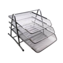 (324515) BISMARK BANDEJA DE REJILLA TRIPLE 35X30X24.5 CM CROMADO