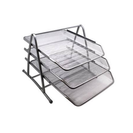 (324515) BISMARK BANDEJA DE REJILLA TRIPLE 35X30X24.5 CM CROMADO