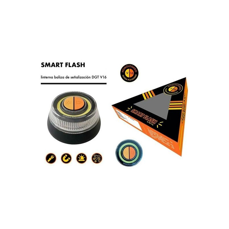 (AB-2022) SMART FLASH DISPOSITIVO LUMINOSO SEÑALIZACIÓN PARA EMERGENCIAS SIN GEOLOCALIZACIÓN
